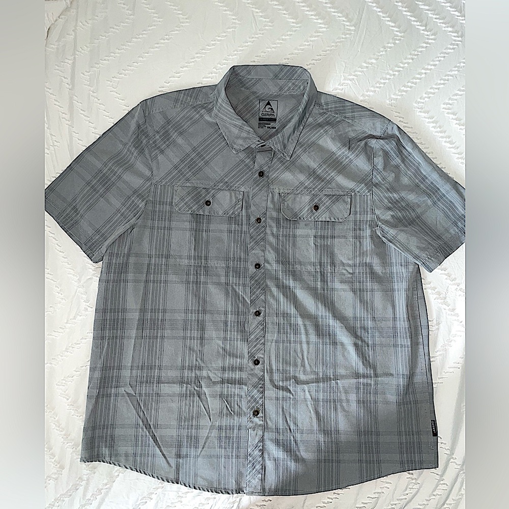 EUC Men’s XXL Gerry Short Sleeve Quick Dry Tech Woven Shirt
